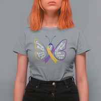 Fight Bladder Health And Cancer Awareness Butterfly T Shirt For Women - Wonder Print Shop