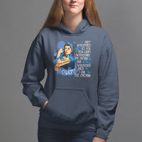 Whispered Back I'm The Storm Diabetes Cancer Awareness Month Hoodie - Wonder Print Shop