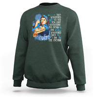 Whispered Back I'm The Storm Diabetes Cancer Awareness Month Sweatshirt - Wonder Print Shop