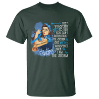 Whispered Back I'm The Storm Diabetes Cancer Awareness Month T Shirt - Wonder Print Shop