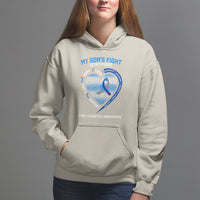My Son's Fight Is My Fight Type 1 Diabetes Awareness Hoodie - Wonder Print Shop