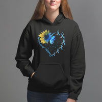 Diabetes Sunflower Shirt Type 1 Hoodie - Wonder Print Shop