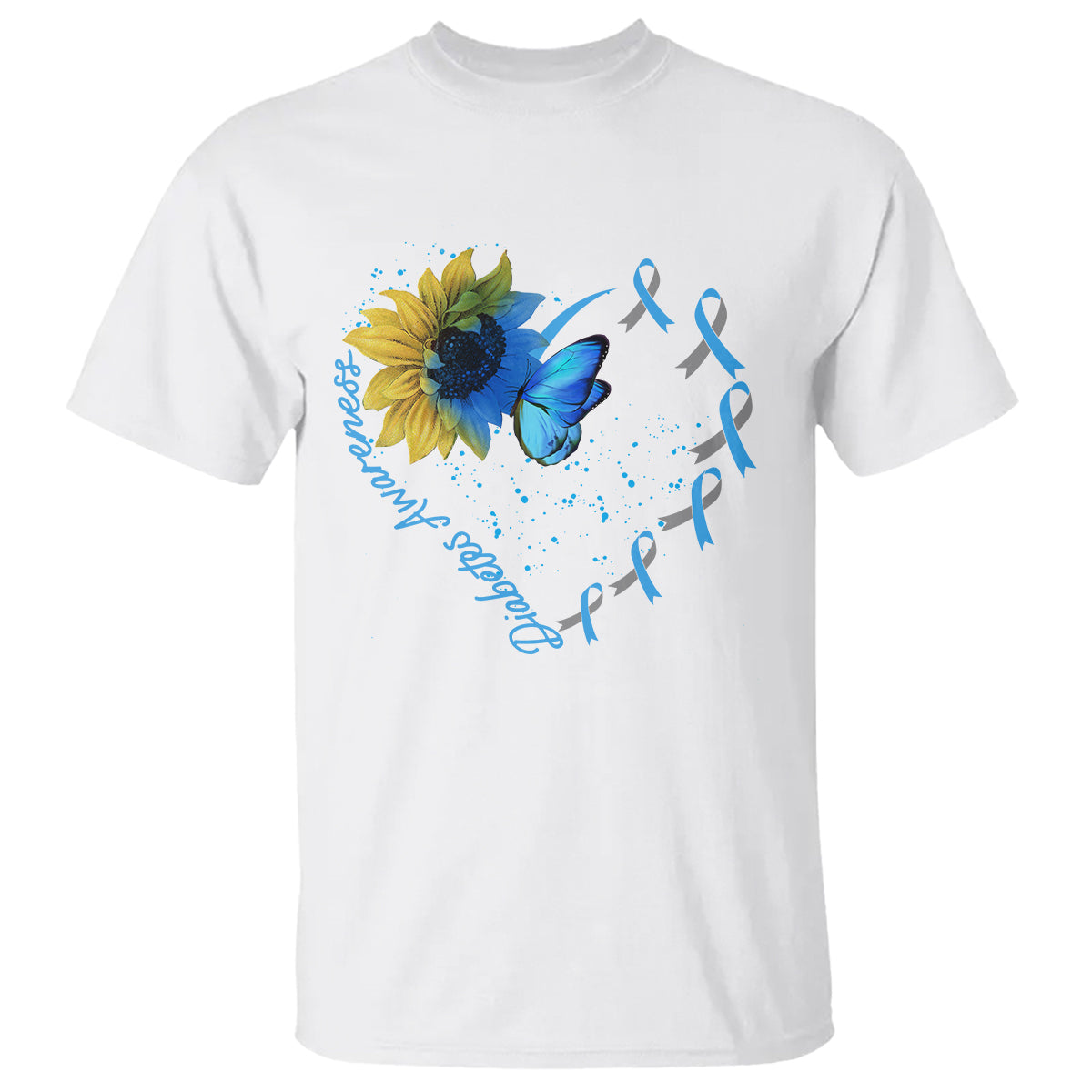 Diabetes Sunflower Shirt Type 1 T Shirt - Wonder Print Shop