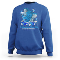 In November We Wear Cute Blue Elephant Diabetes Awareness Sweatshirt - Wonder Print Shop