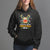 Pediatric Nurse Christmas Crew Cute Reindeer Light Hoodie - Wonder Print Shop
