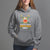 Pediatric Nurse Christmas Crew Cute Reindeer Light Hoodie - Wonder Print Shop