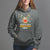 Pediatric Nurse Christmas Crew Cute Reindeer Light Hoodie - Wonder Print Shop