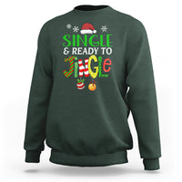 Single And Ready To Jingle Funny Christmas Ball Sweatshirt - Wonder Print Shop