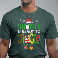 Single And Ready To Jingle Funny Christmas Ball T Shirt - Wonder Print Shop