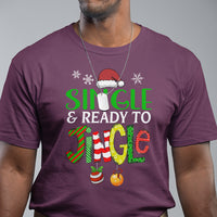 Single And Ready To Jingle Funny Christmas Ball T Shirt - Wonder Print Shop