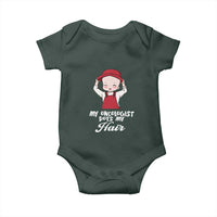 Chemotherapy Awareness Baby Onesie My Oncologist Does My Hair Cute Girls Woman