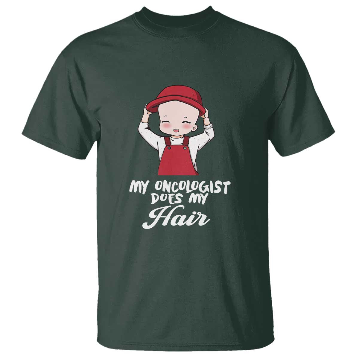 Chemotherapy Awareness T Shirt My Oncologist Does My Hair Cute Girls Woman - Wonder Print Shop