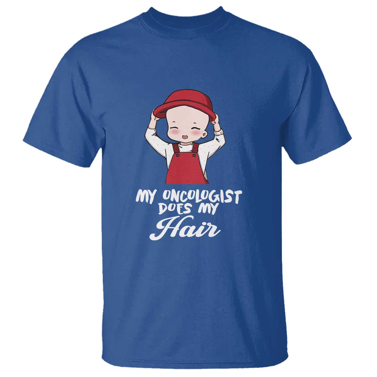 Chemotherapy Awareness T Shirt My Oncologist Does My Hair Cute Girls Woman - Wonder Print Shop
