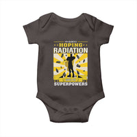 Chemotherapy Awareness Baby Onesie Radiation Gives Me Superpowers