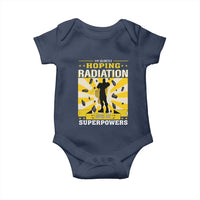 Chemotherapy Awareness Baby Onesie Radiation Gives Me Superpowers