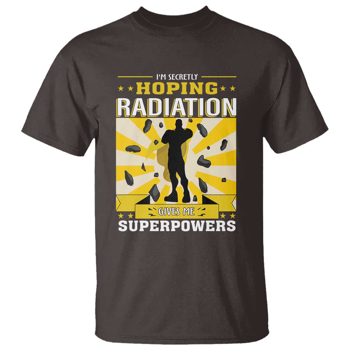 Chemotherapy Awareness T Shirt Radiation Gives Me Superpowers - Wonder Print Shop