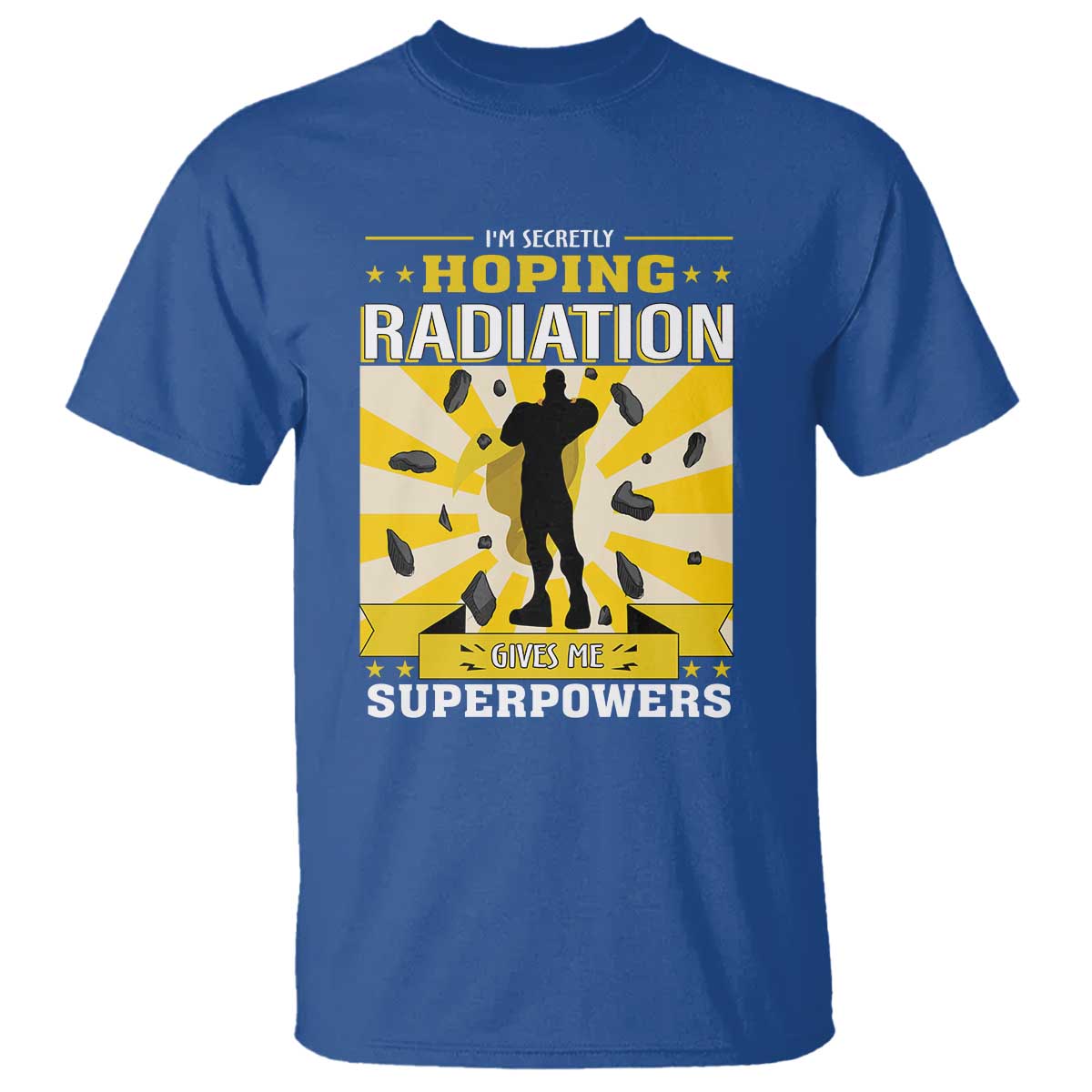 Chemotherapy Awareness T Shirt Radiation Gives Me Superpowers - Wonder Print Shop