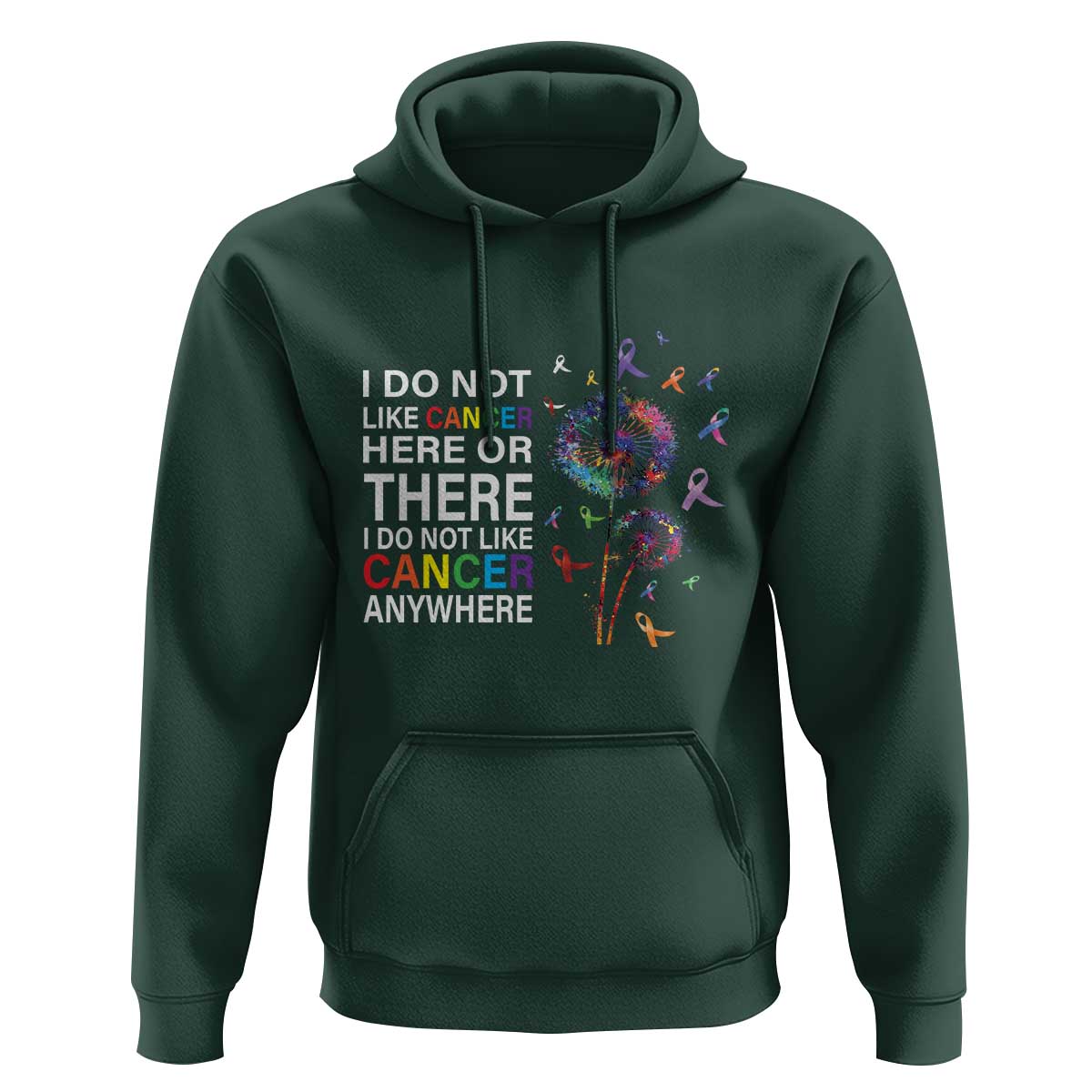All Cancer Hoodie I Do Not Like Cancer Here Or There Anywhere