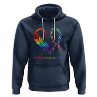 Fight Cancer In All Color Fighter Rainbow Ribbon Hoodie - Wonder Print Shop
