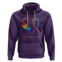 Fight Cancer In All Color Fighter Rainbow Ribbon Hoodie - Wonder Print Shop