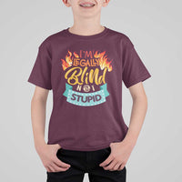 Blindness Visual Impairment T Shirt For Kid I'm Legally Blind Not Stupid - Wonder Print Shop