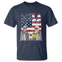 Presidents Day T Shirt Like A Boss Washington Lincoln Abe George US Flag - Wonder Print Shop