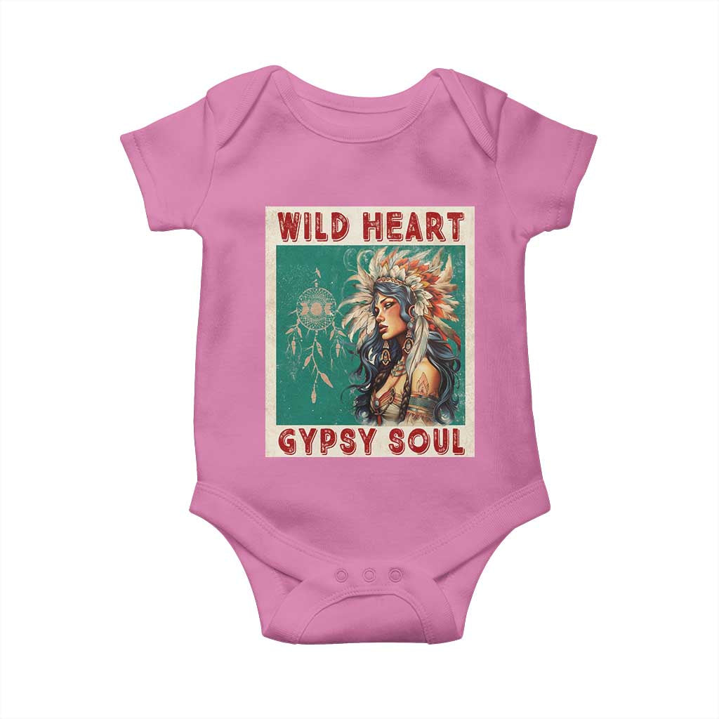 Native American Baby Onesie Wild Heart Gypsy Soul Women
