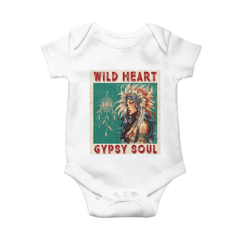 Native American Baby Onesie Wild Heart Gypsy Soul Women