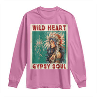 Native American Long Sleeve Shirt Wild Heart Gypsy Soul Women