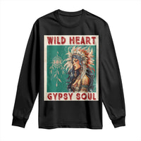 Native American Long Sleeve Shirt Wild Heart Gypsy Soul Women