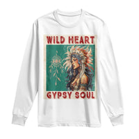 Native American Long Sleeve Shirt Wild Heart Gypsy Soul Women