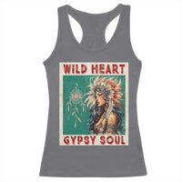 Native American Racerback Tank Top Wild Heart Gypsy Soul Women