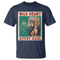 Native American T Shirt Wild Heart Gypsy Soul Women - Wonder Print Shop