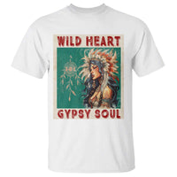 Native American T Shirt Wild Heart Gypsy Soul Women - Wonder Print Shop