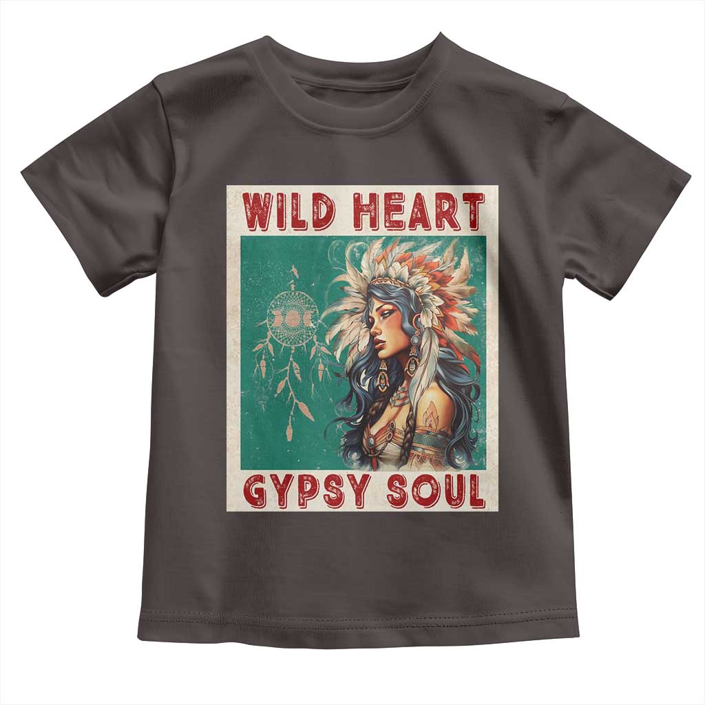 Native American Toddler T Shirt Wild Heart Gypsy Soul Women