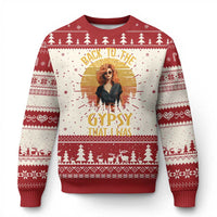 Back To The Gypsy That I Was Ugly Christmas Sweater - Wonder Print Shop