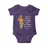 Hippie Girl Baby Onesie The Soul Of A Gypsy The Heart Of A Hippie The Spirit Of A Family