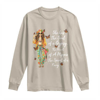 Hippie Girl Long Sleeve Shirt The Soul Of A Gypsy The Heart Of A Hippie The Spirit Of A Family