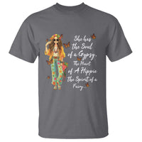 Hippie Girl T Shirt The Soul Of A Gypsy The Heart Of A Hippie The Spirit Of A Family - Wonder Print Shop