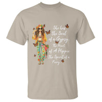 Hippie Girl T Shirt The Soul Of A Gypsy The Heart Of A Hippie The Spirit Of A Family - Wonder Print Shop