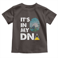 Saint Lucia Toddler T Shirt It's In My DNA Beautiful Beach