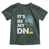 Saint Lucia Toddler T Shirt It's In My DNA Beautiful Beach