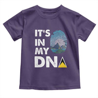 Saint Lucia Toddler T Shirt It's In My DNA Beautiful Beach