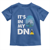 Saint Lucia Toddler T Shirt It's In My DNA Beautiful Beach