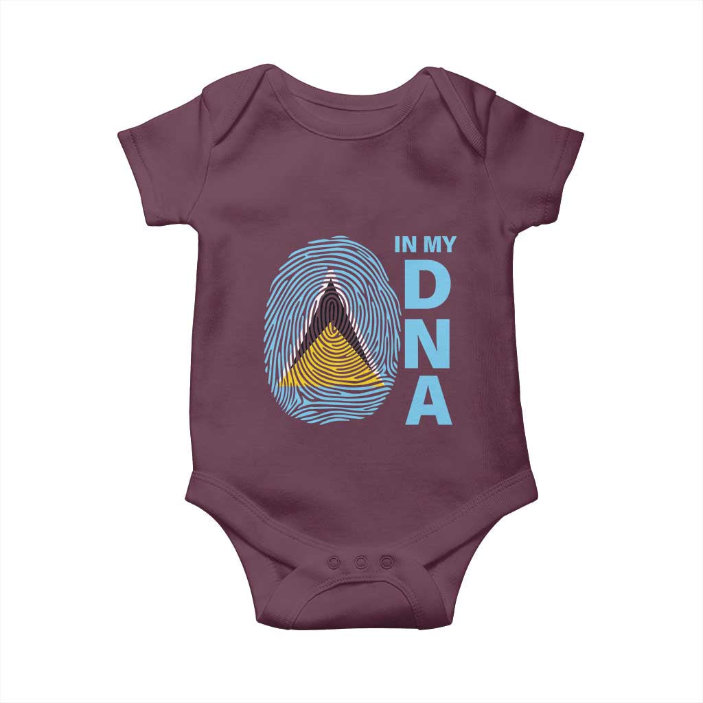Saint Lucia It's In My DNA Baby Onesie