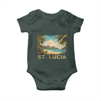 Saint Lucia Baby Onesie St. Lucia Beach Trip