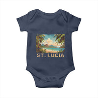 Saint Lucia Baby Onesie St. Lucia Beach Trip