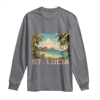 Saint Lucia Long Sleeve Shirt St. Lucia Beach Trip
