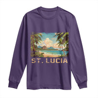 Saint Lucia Long Sleeve Shirt St. Lucia Beach Trip