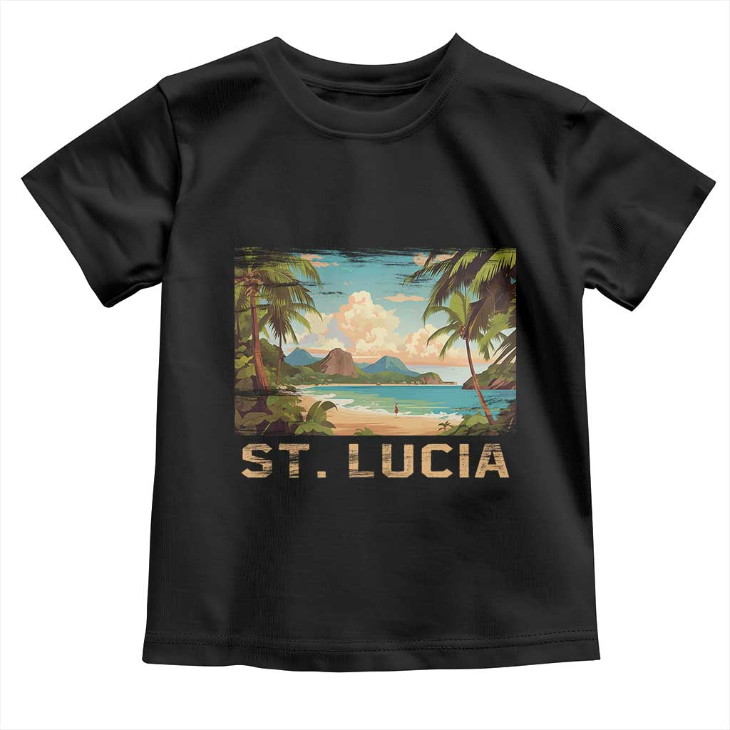 Saint Lucia Toddler T Shirt St. Lucia Beach Trip